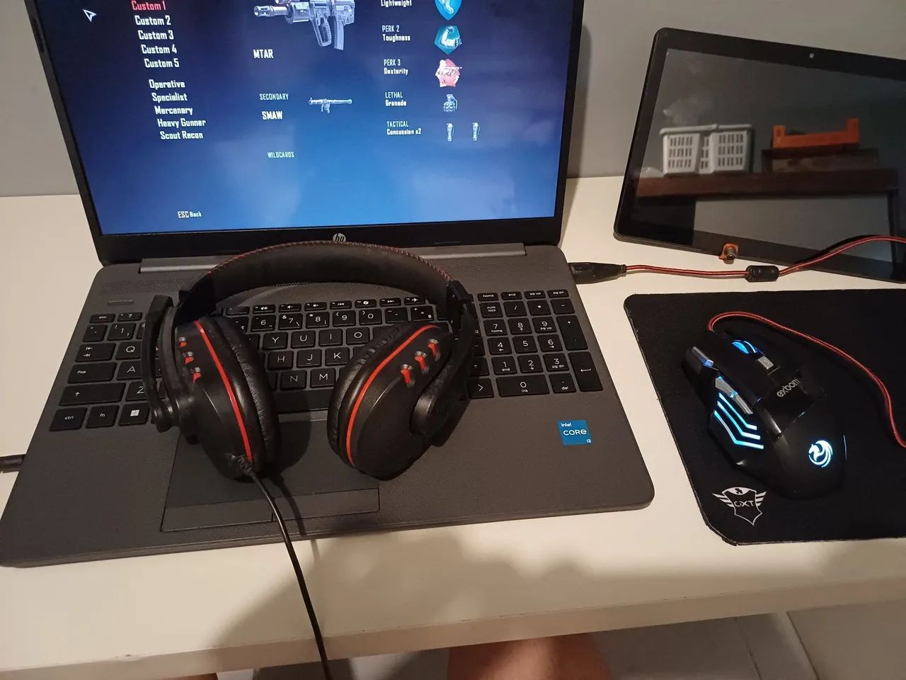 Headset + mouse gamer (usados) - Foto 4