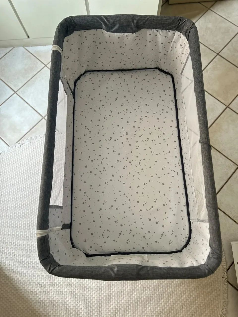 berço moisés balanço portátil pipdip cinza - Foto 2