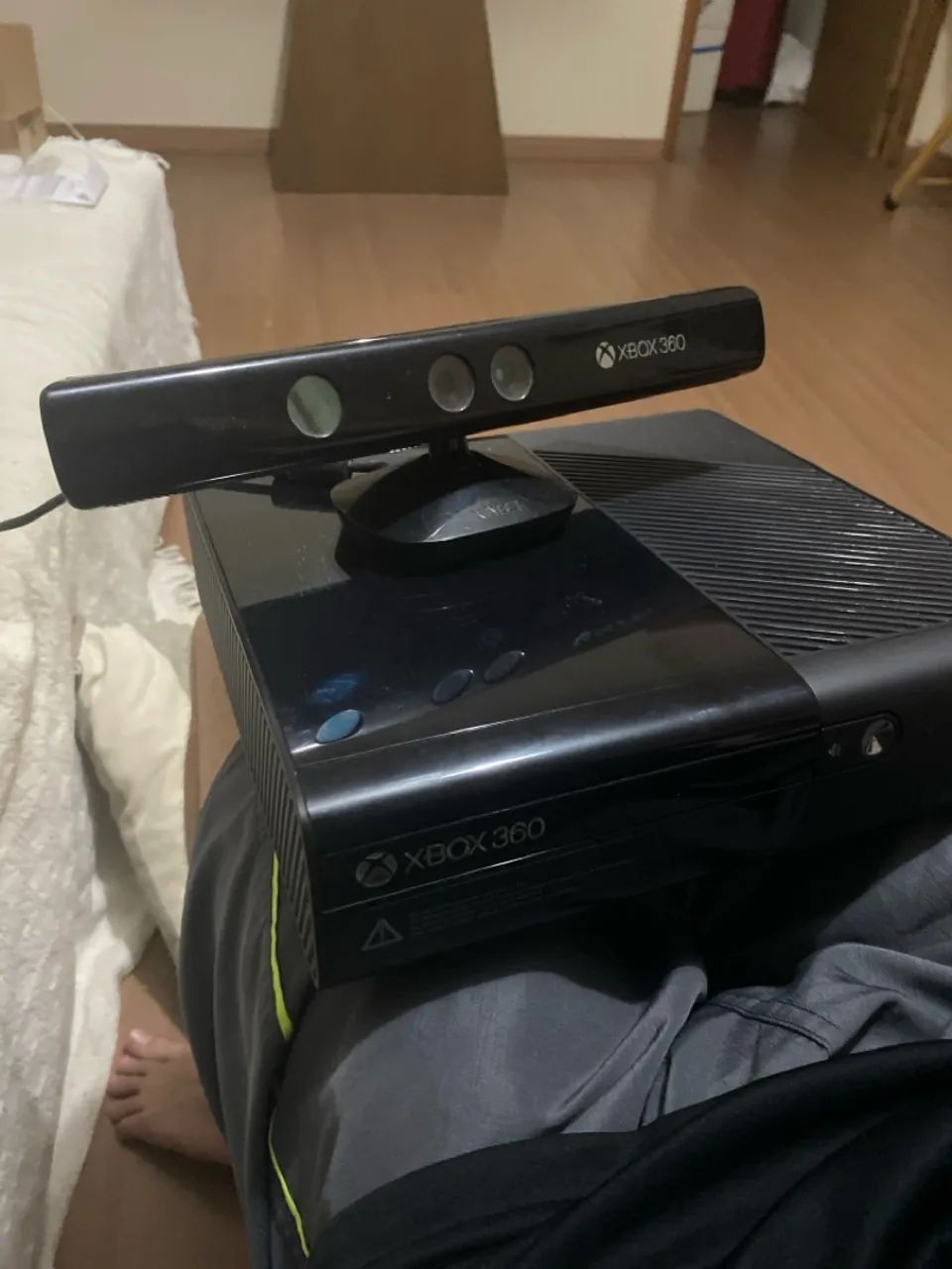 xbox 360 slim com kinect