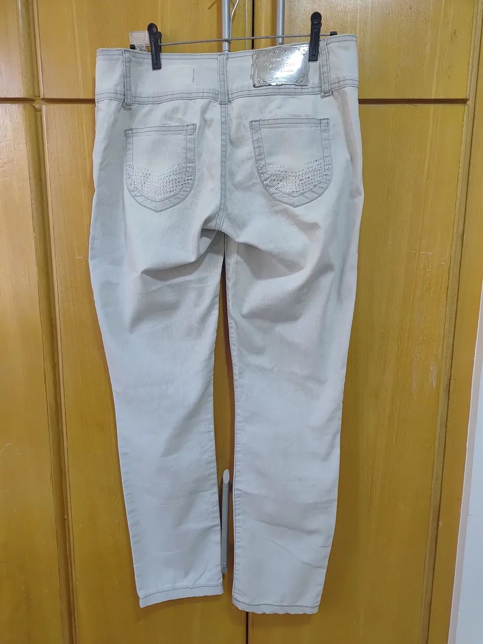 Calça jeans clara tam 42 - Foto 3