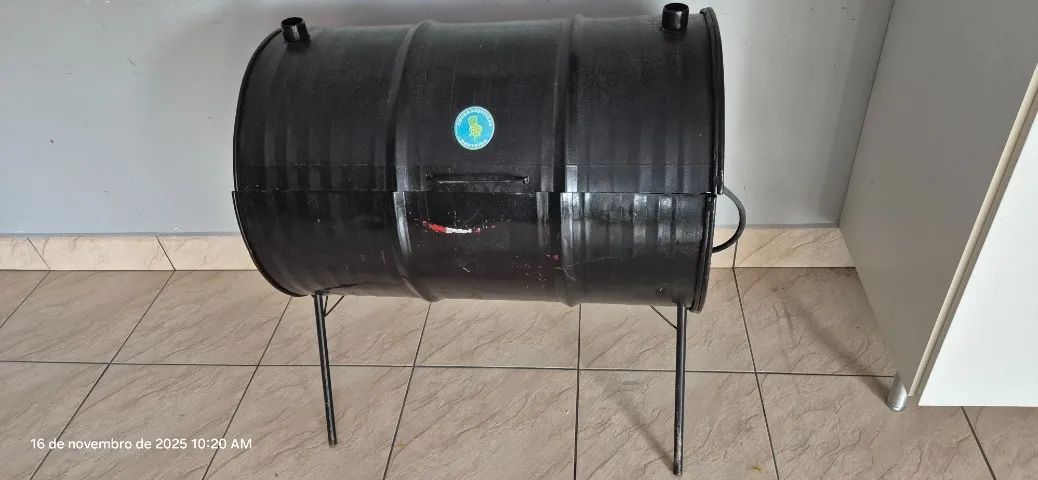 Churrasqueira tambor com flauta (Gás e Carvão) - Foto 3