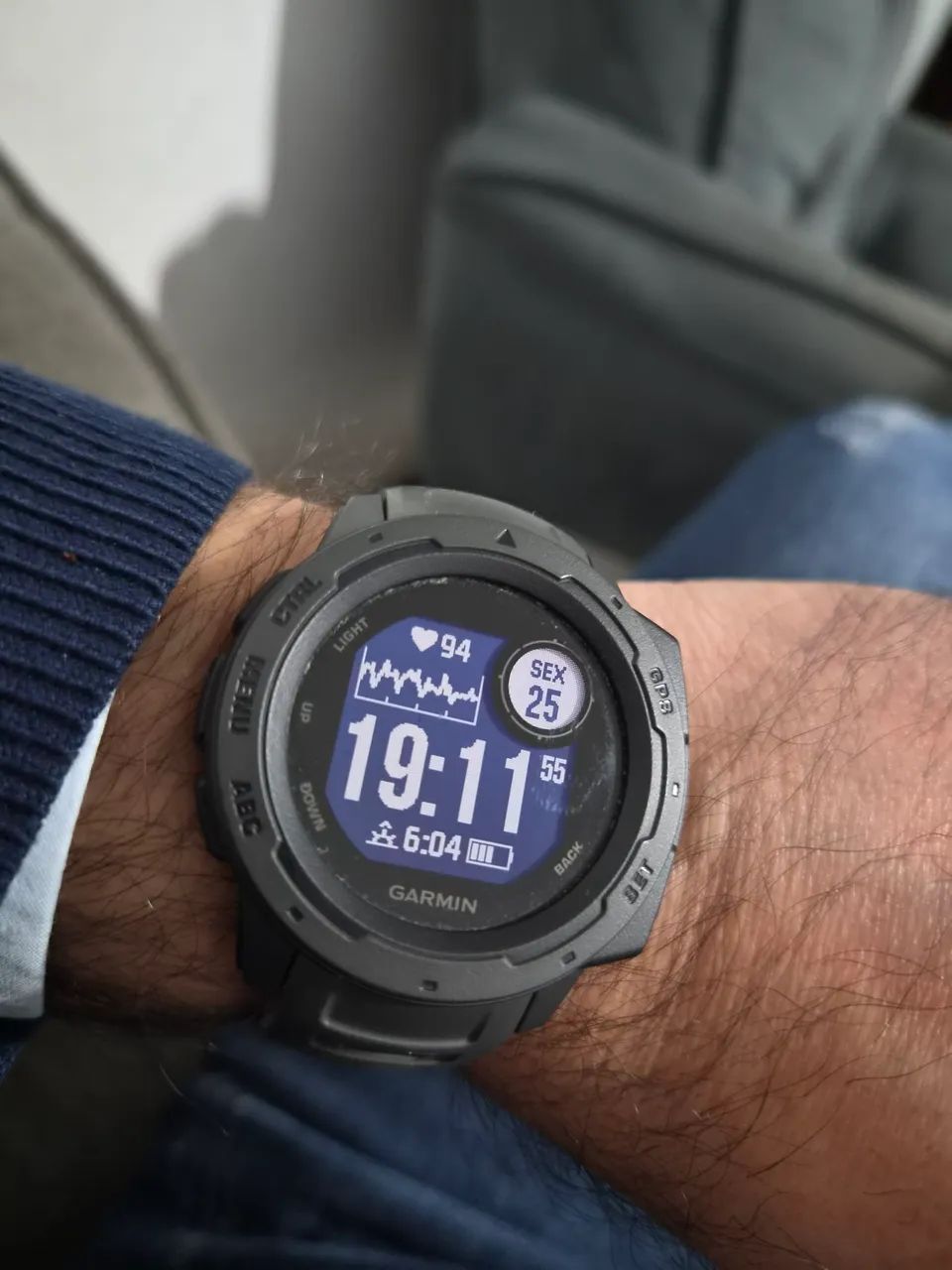 Relógio garmin instinct 