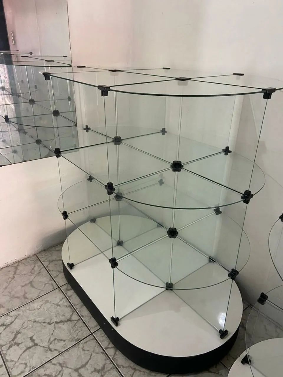 Vendo gôndolas de vidro balcão 