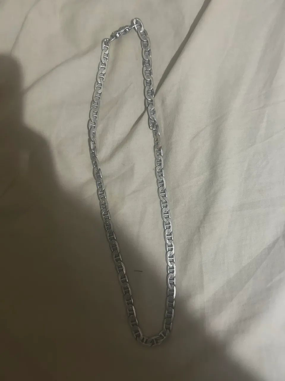 cordão de prata 950. 