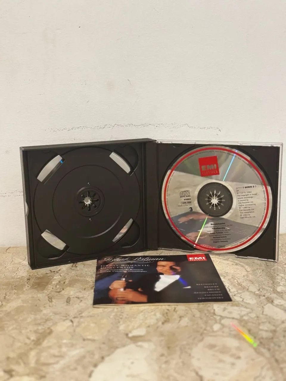 Cd: Box Set Triplo Itzhak Perlman Great Romantic Concertos