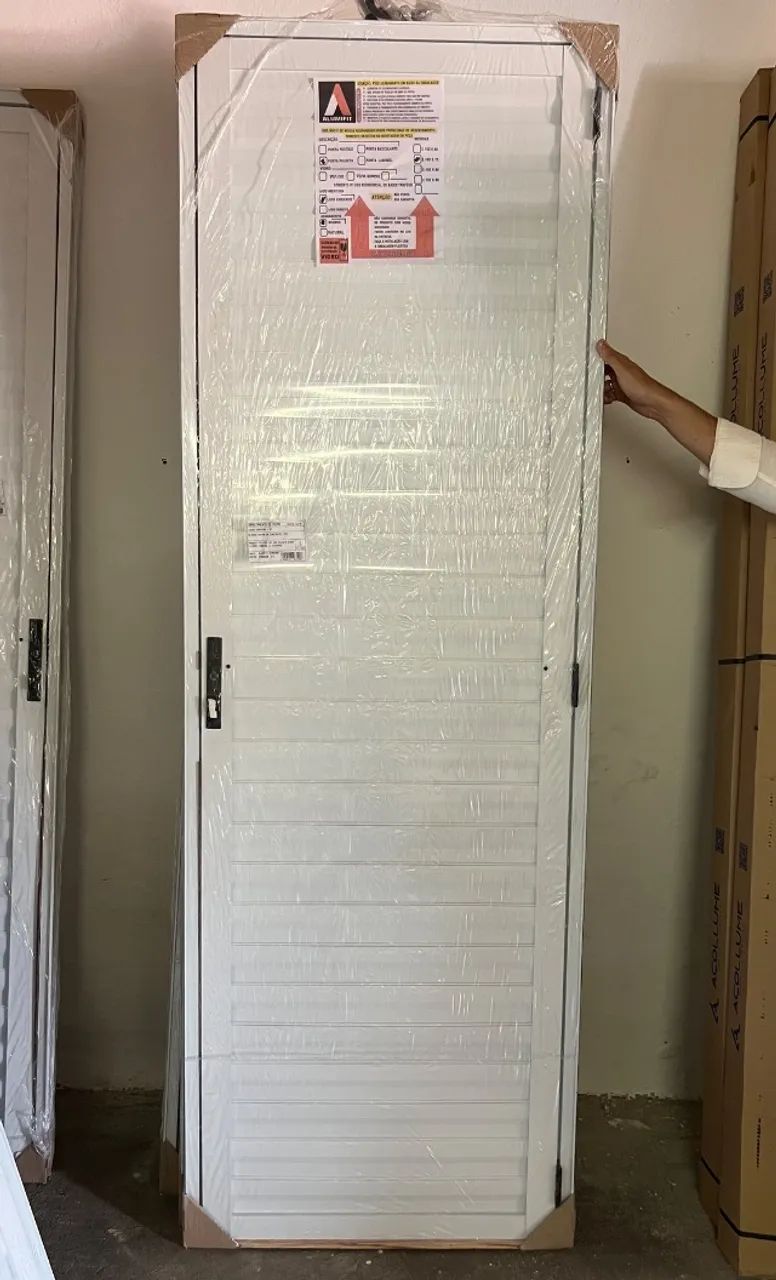 Porta palheta de aluminio branco 