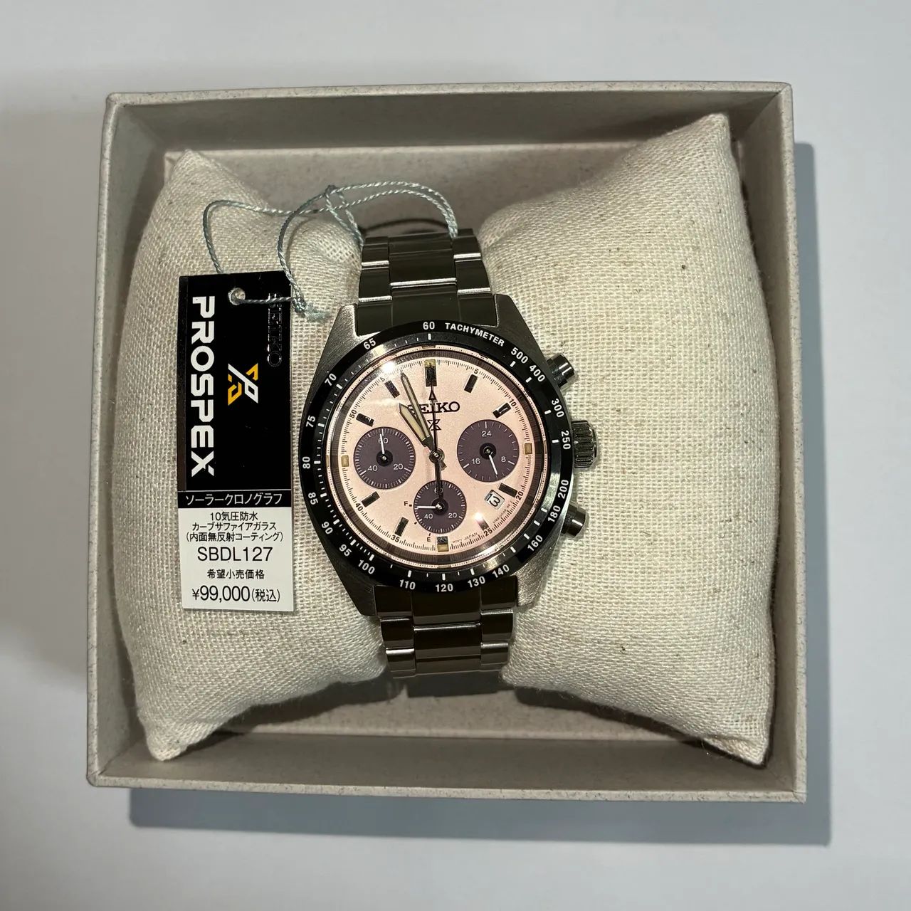 Relógio Seiko Prospex Speedtimer Solar SSC963/SBDL127 39mm - Foto 4