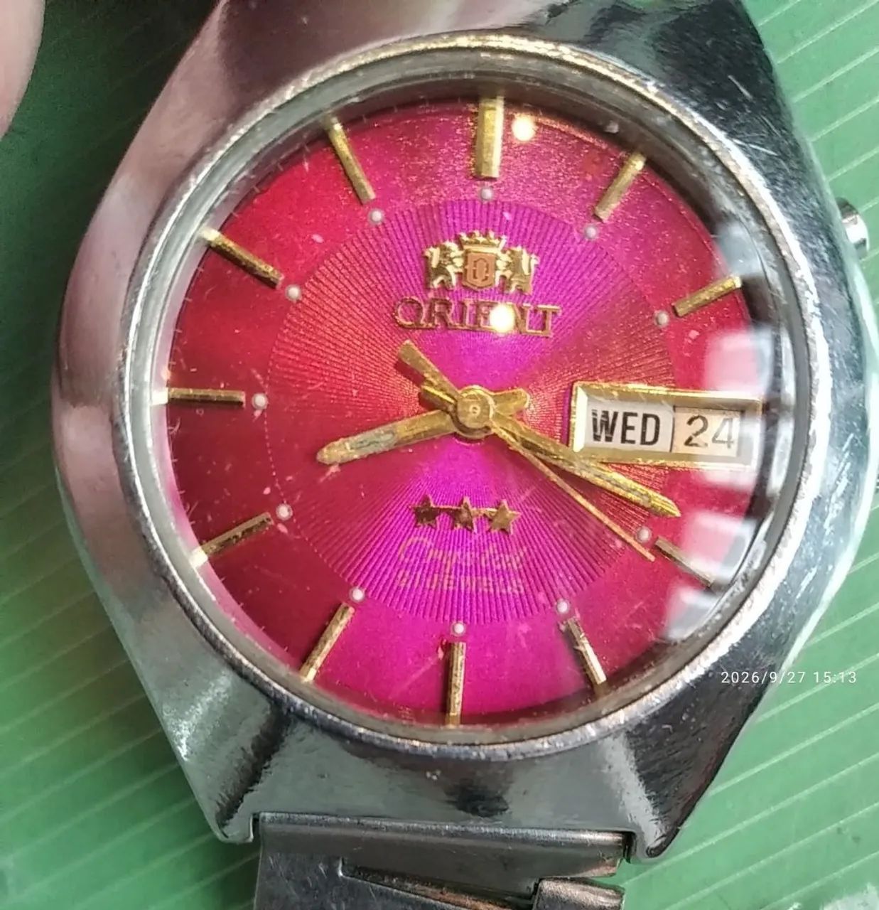 orient automatico vermelho