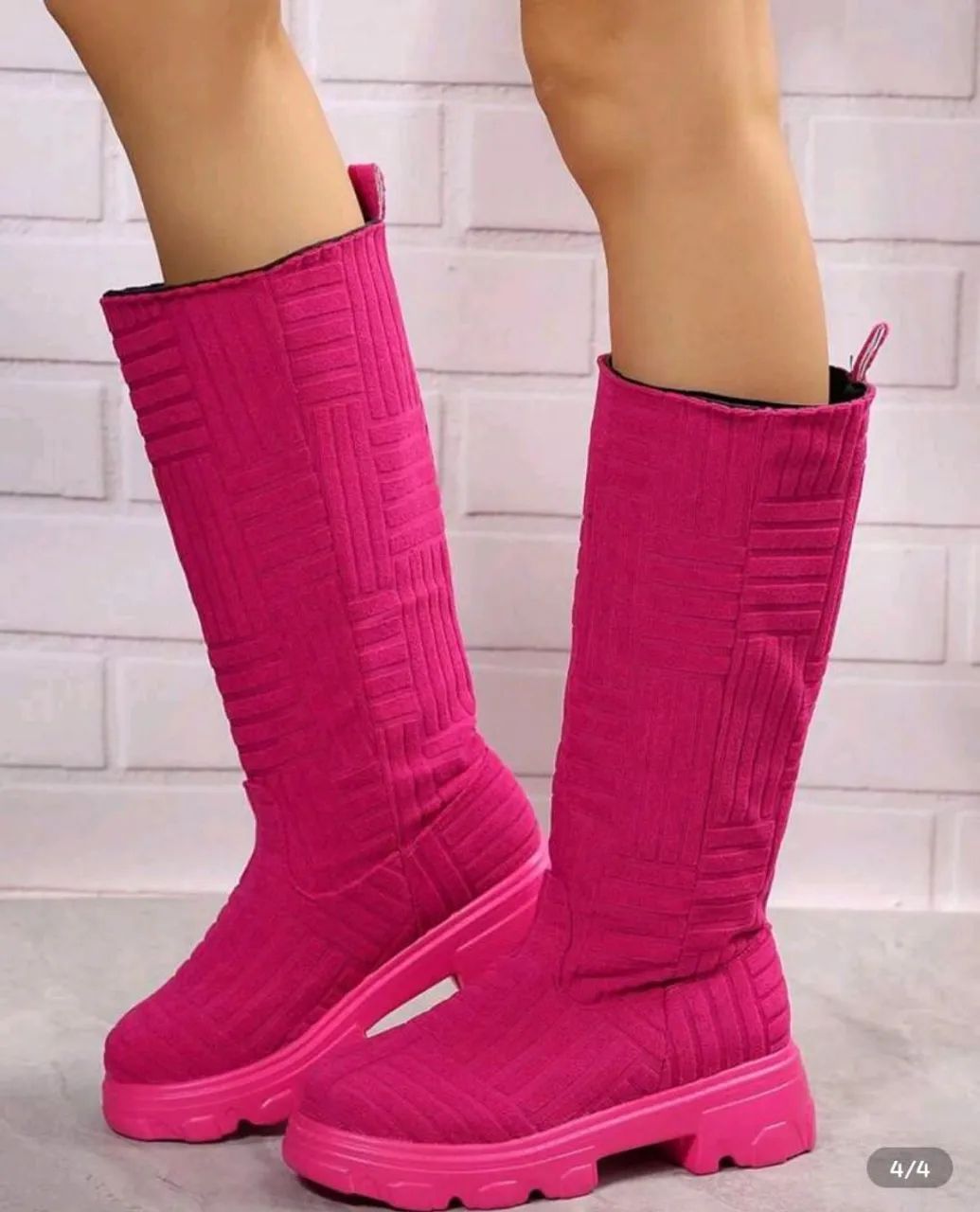 VENDO BOTA ROSA 80 N°38 - Foto 3