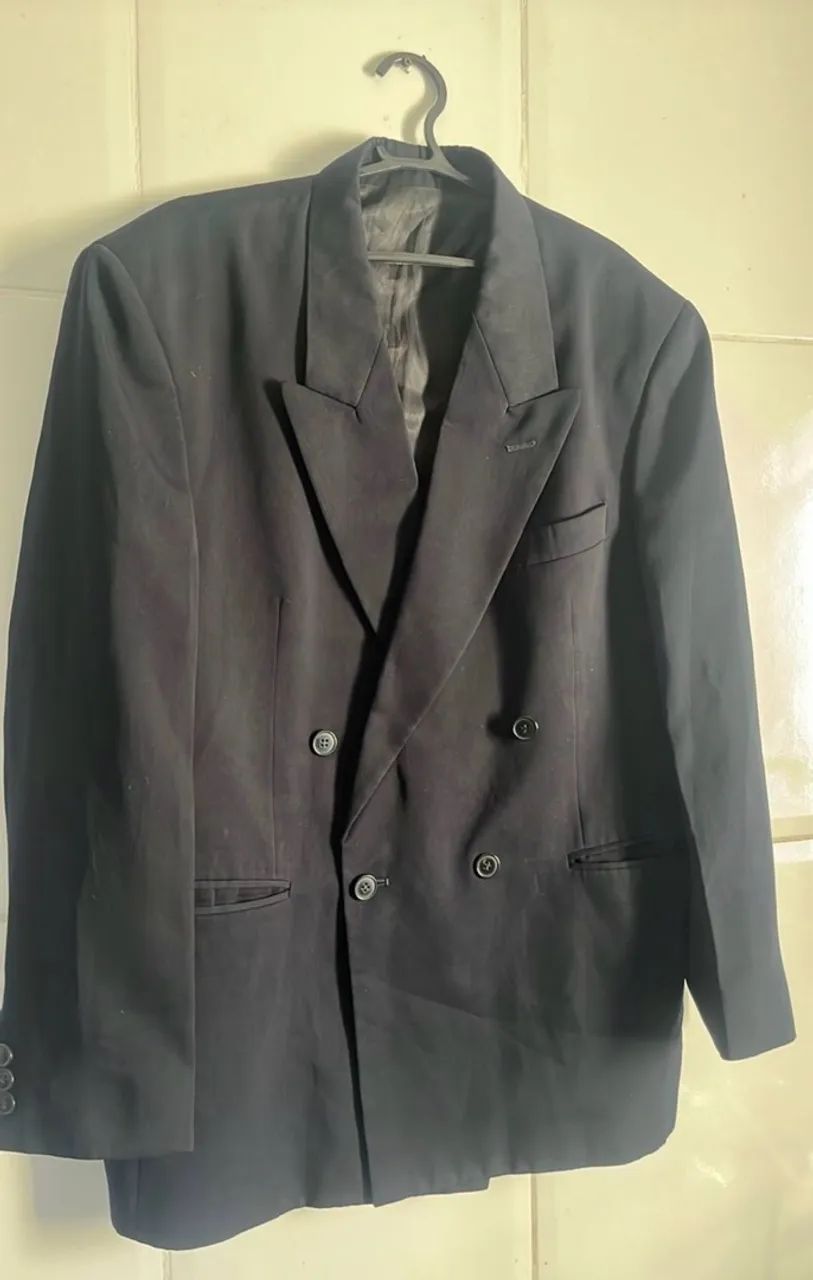 Blazer Pierre Cardin transpassado azul 50M  - Foto 2