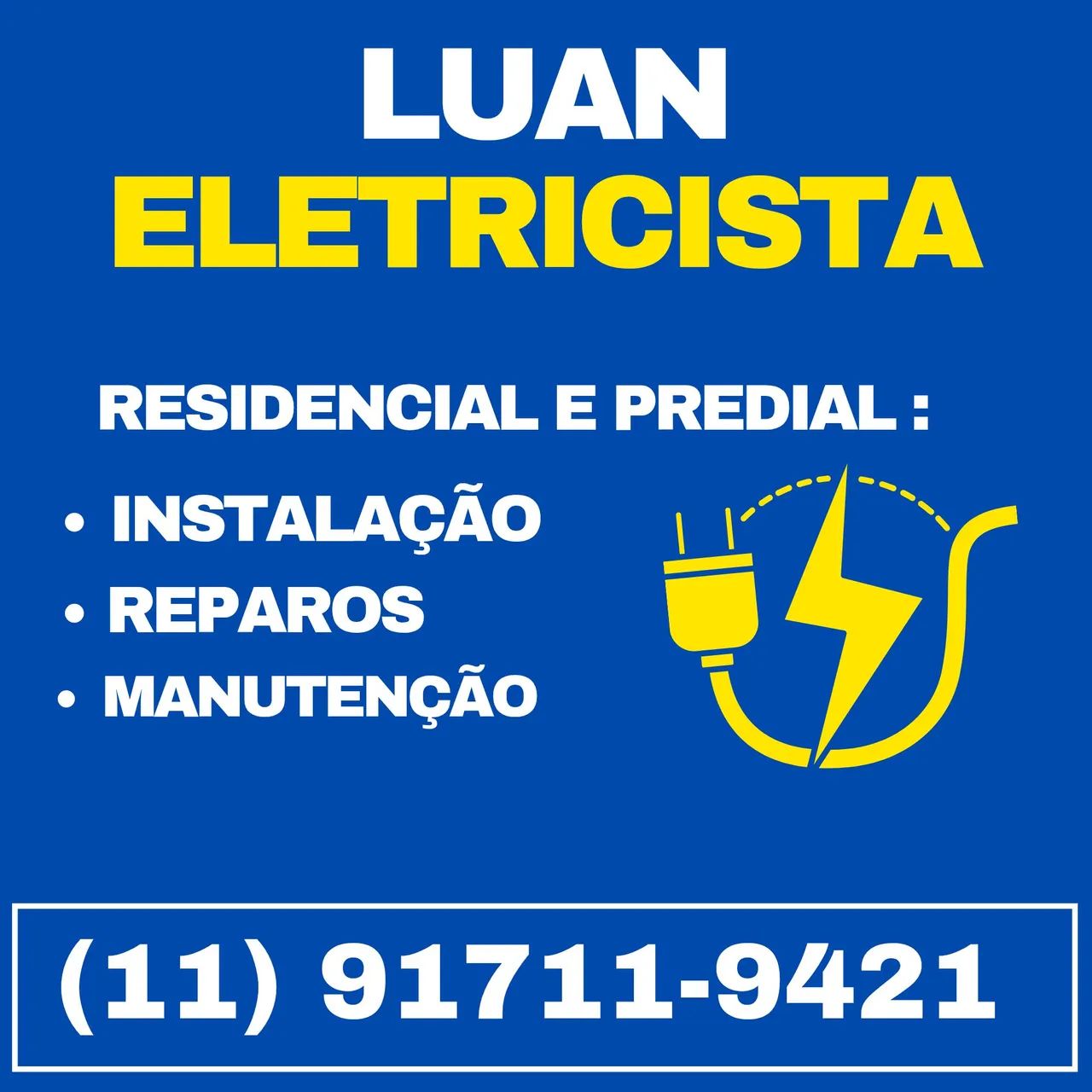 Eletricista e manutenção geral