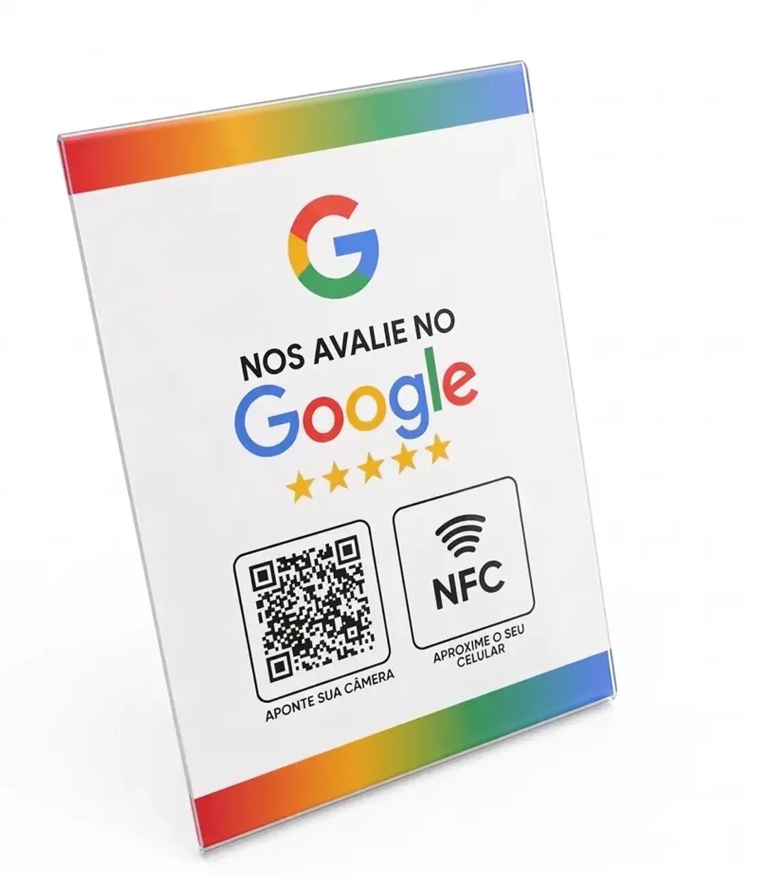 Placa com NFC Avaliação Google