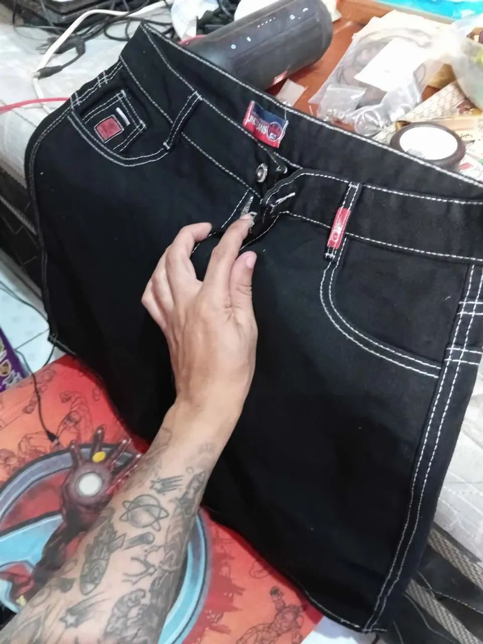 Bermuda jeans importada minos two  - Foto 4