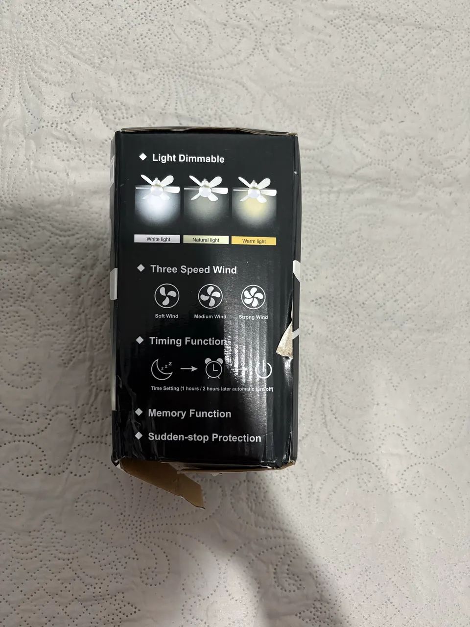 Ventilador de Teto com Lâmpada 