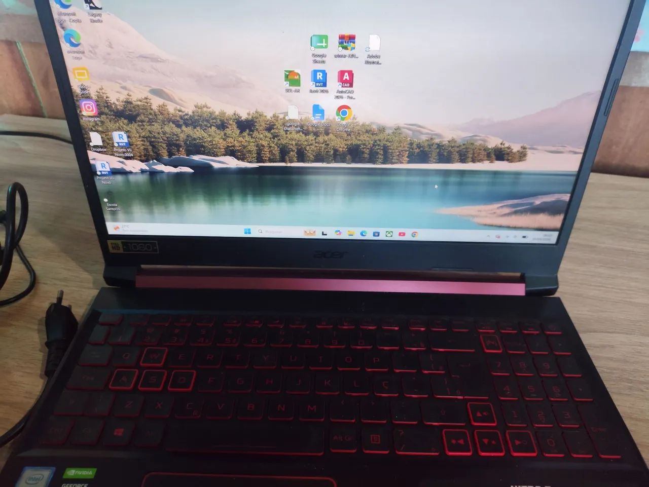 Notebook gamer Acer Nitro 5/ i5 /GTX 1650/ SSD + HD