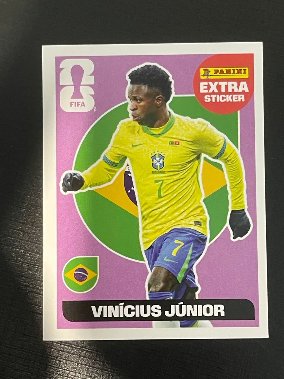 Extra sticker Vini Jr - Legend Roxo Panini 2026