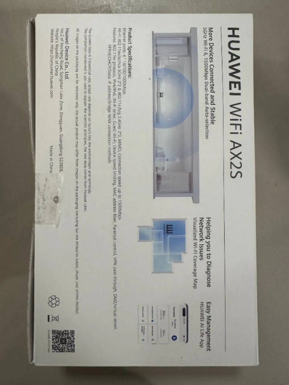 Roteador Huawei Ax2s Ws7000 Wifi 6 Preto - Foto 4