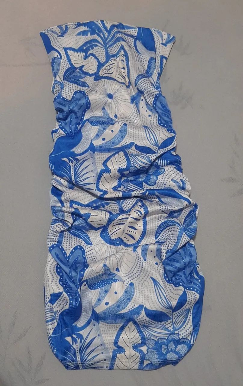 Vestido midi estampado