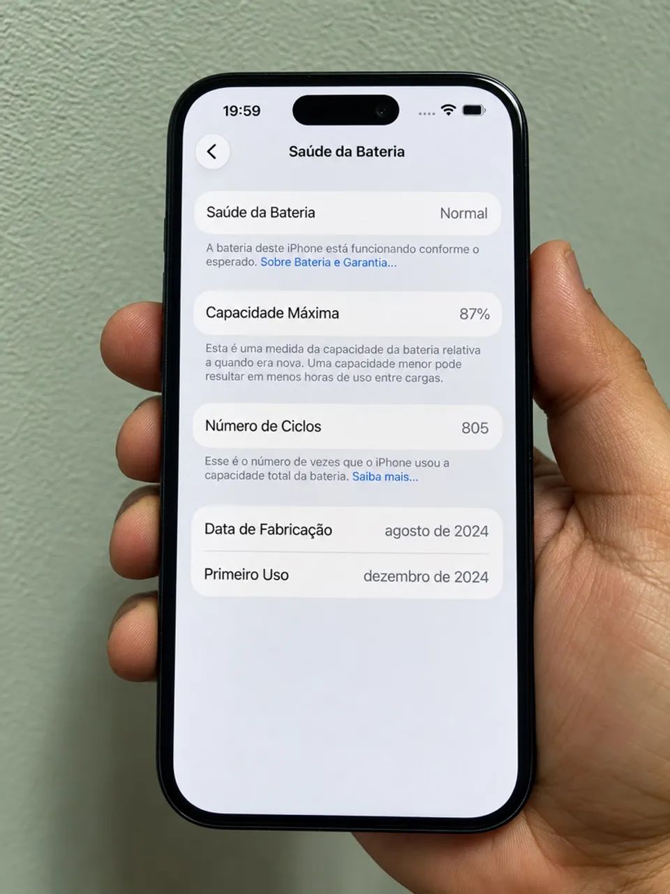 iPhone 15 256GB | Bateria 87% | Caixa Original | Impecável - Foto 3