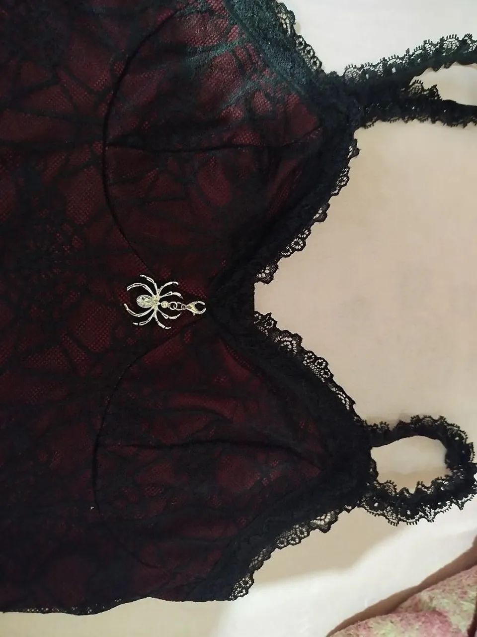 Vestido camisola gótico ROMWE novo - Foto 4