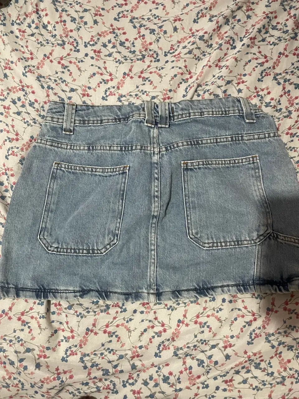 Saia nova bermuda jeans usada uma vez  - Foto 5