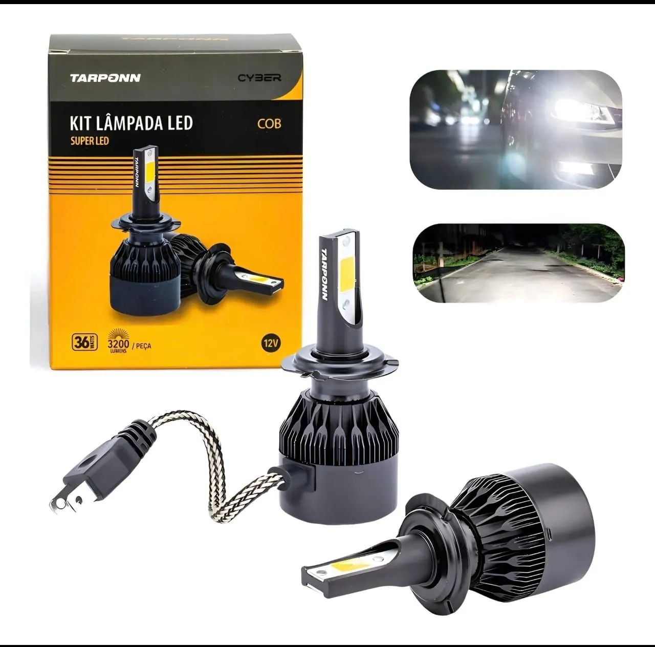 Lâmpadas de led h11/ h16