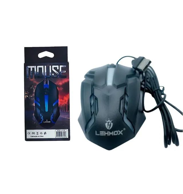 Mouse Óptico 1200 Dpi Com Led  - Foto 3