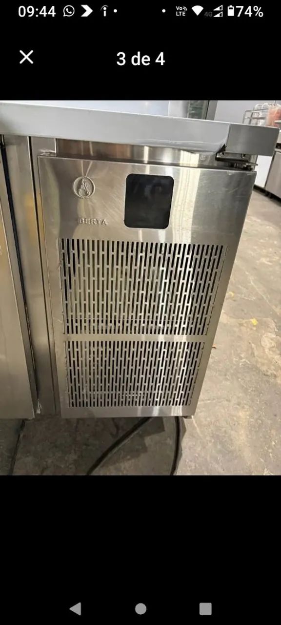 Balcão refrigerado de inox  - Foto 3