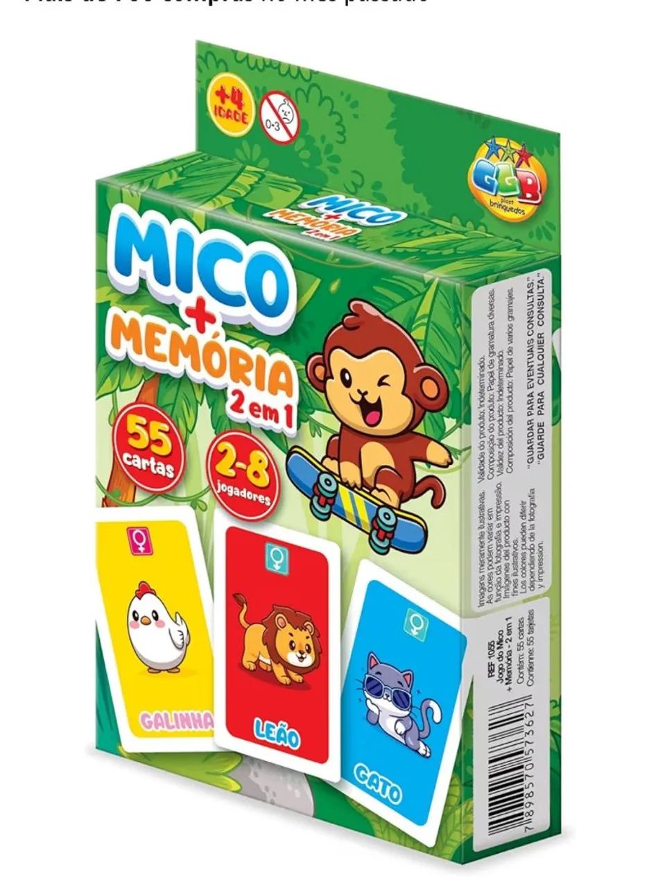 Jogo do Mico + Memória 