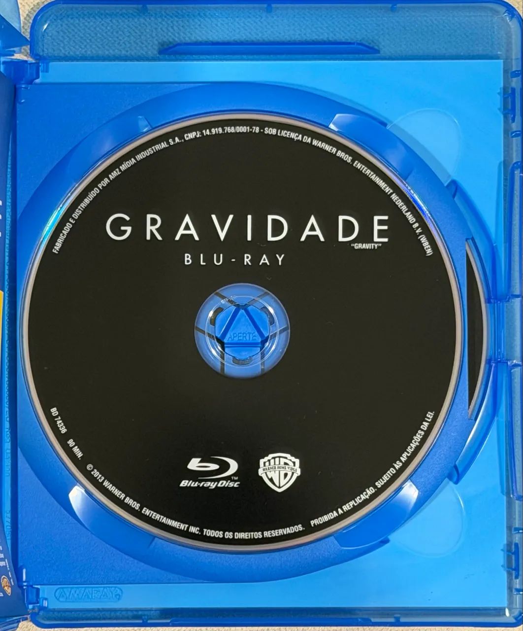 Blu-Ray + Blu-ray 3D Gravidade (original) - Foto 4