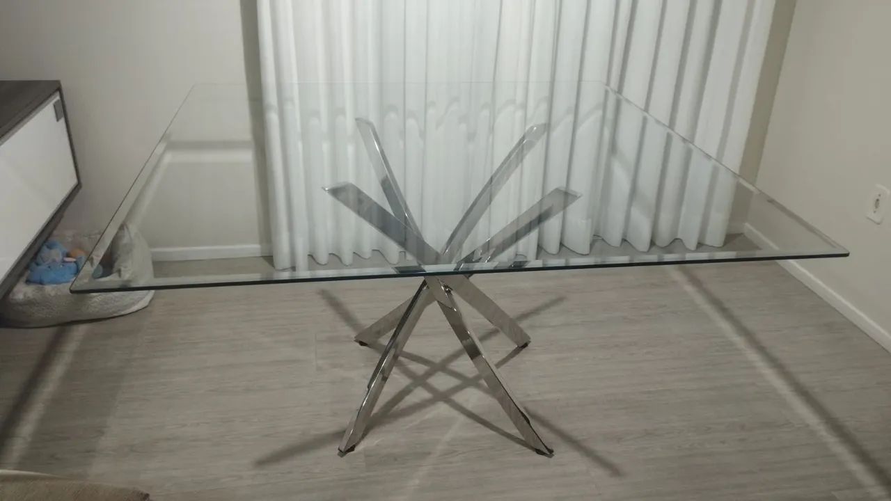Vende - se mesa de vidro  - Foto 3