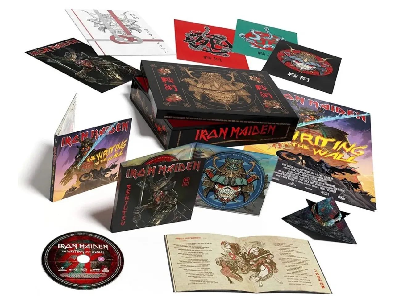Iron Maiden senjutsu deluxe box cd Lp vinil disco virtual heavy