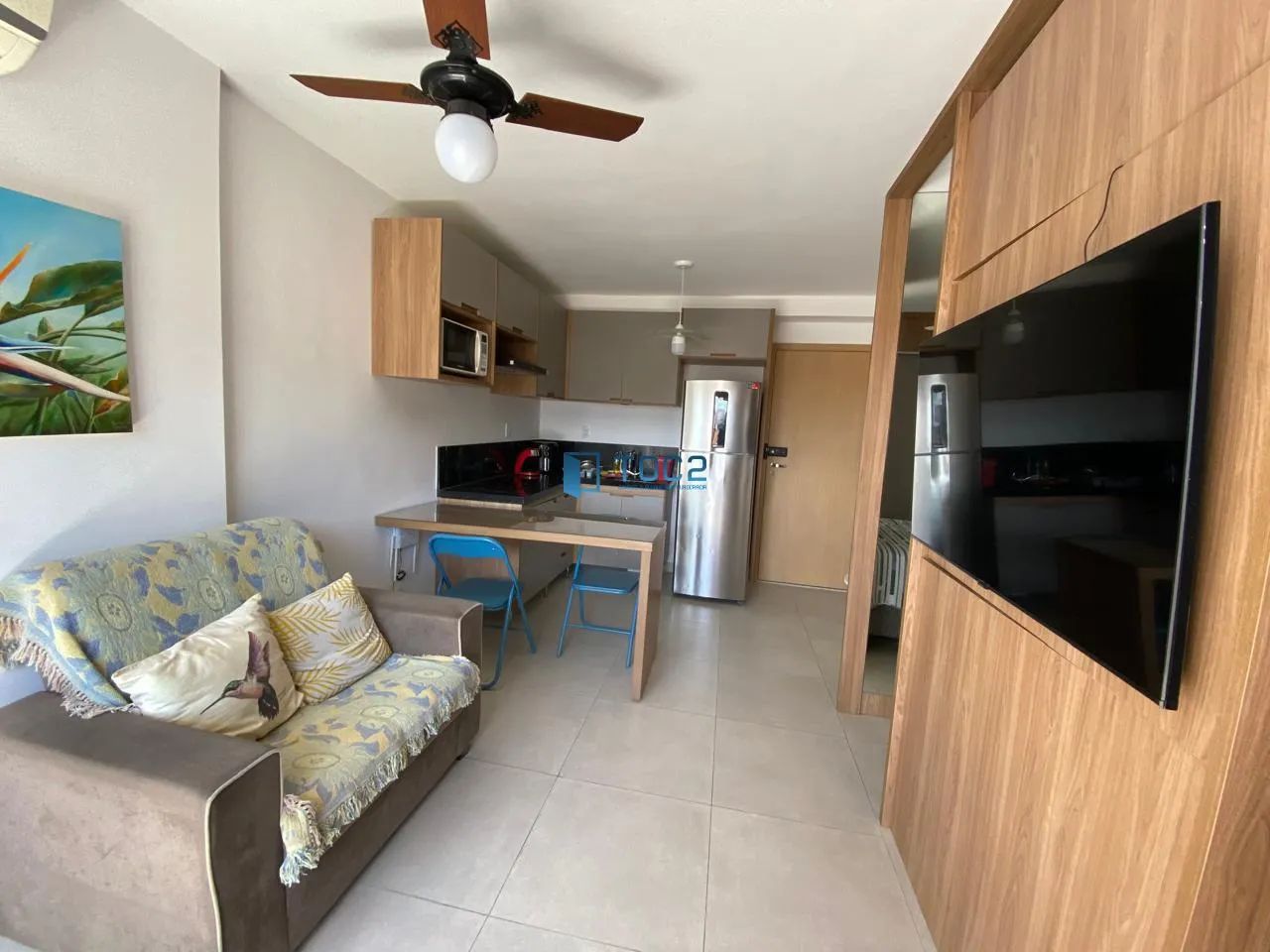 Studio mobiliado para alugar no centro - Juiz de Fora |52m² REF: 207