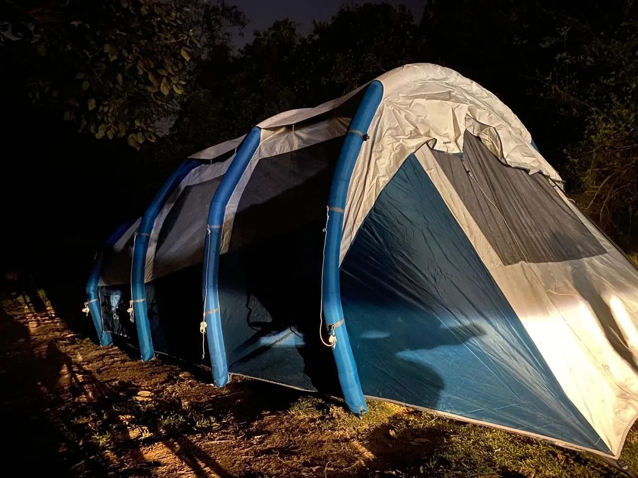 Barraca Quéchua Air Seconds 5.2 Fresh & Black Azul - Foto 2