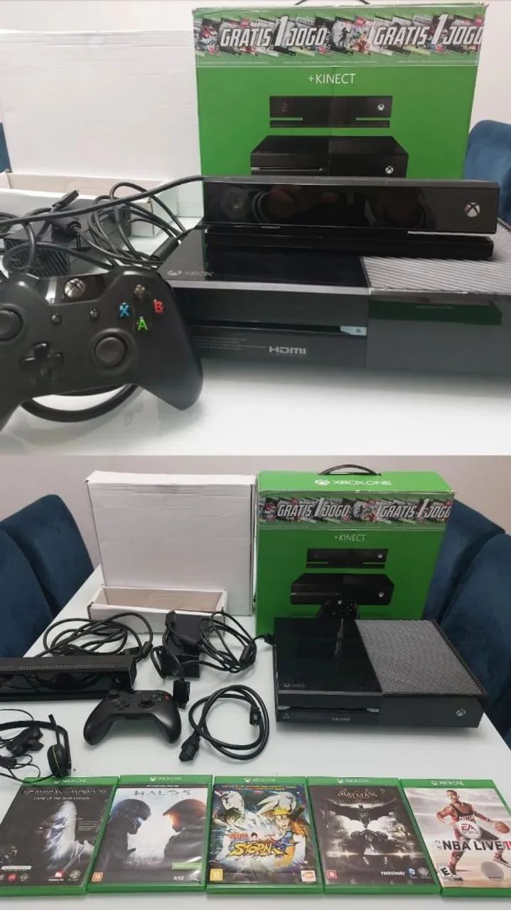 XBOX ONE COM KIT COMPLETO