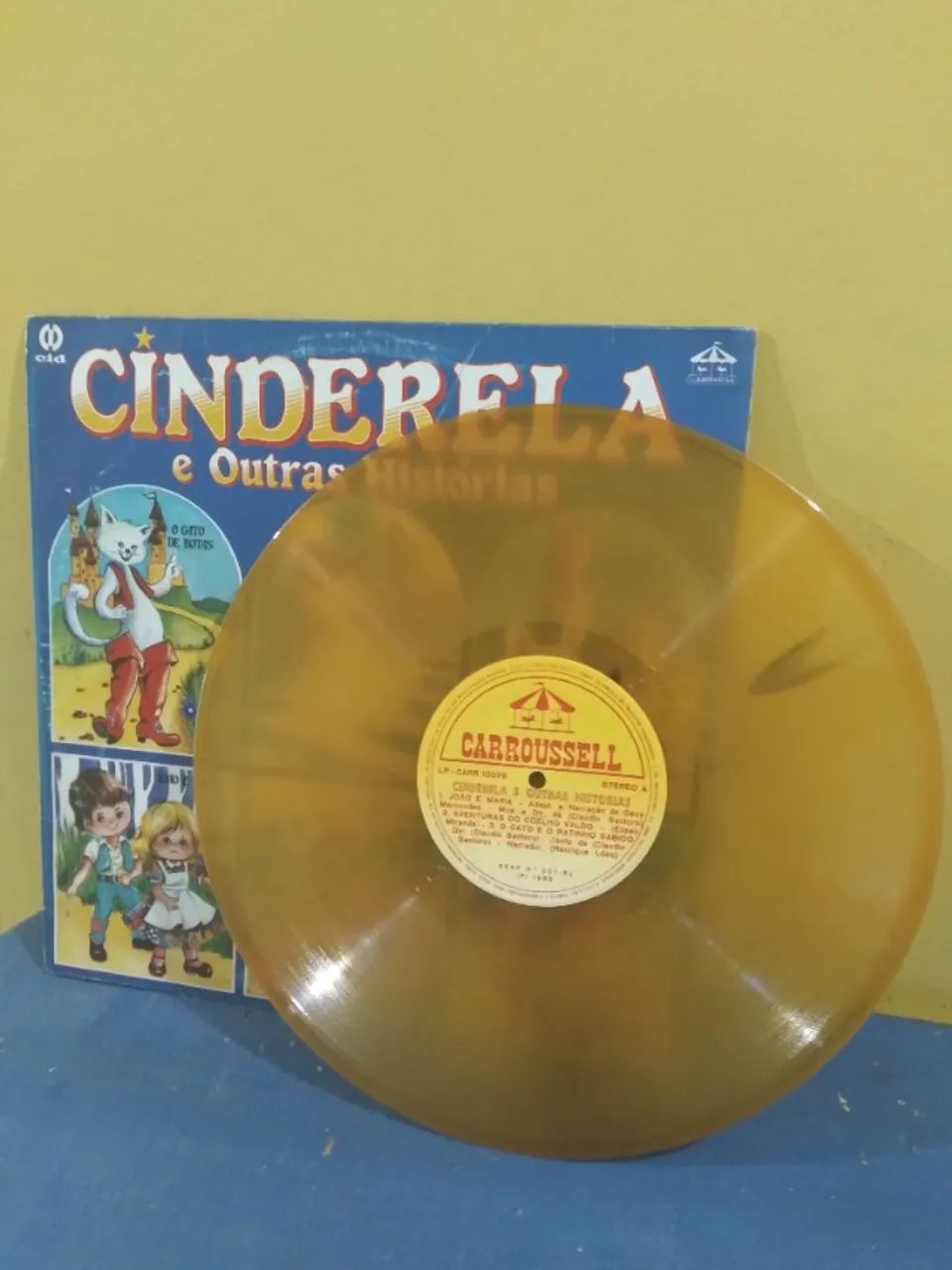 Vinil Infantil Cinderela e Outras Histórias 