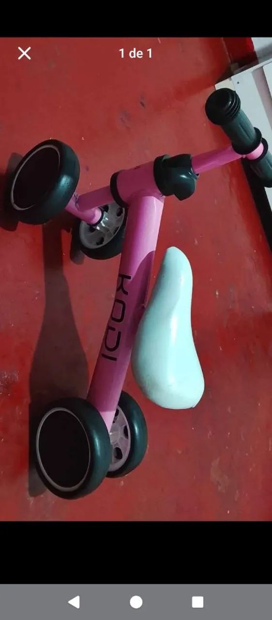 Bicicletinha infantil 