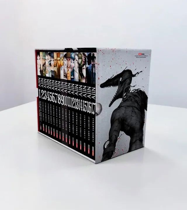 Box Mangá Ajin com 17 Volumes - Coleção Completa (Novo e Lacrado