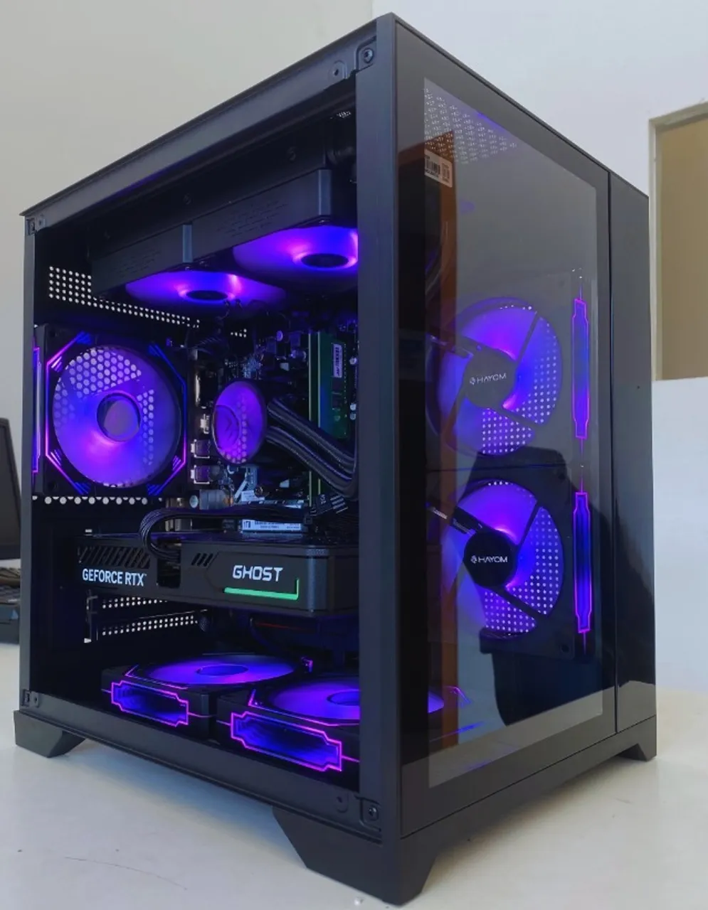Pc gamer Ryzen 5 5500x3d 32gb ram rx 7600 8gb ssd nvme 500gb- Loja