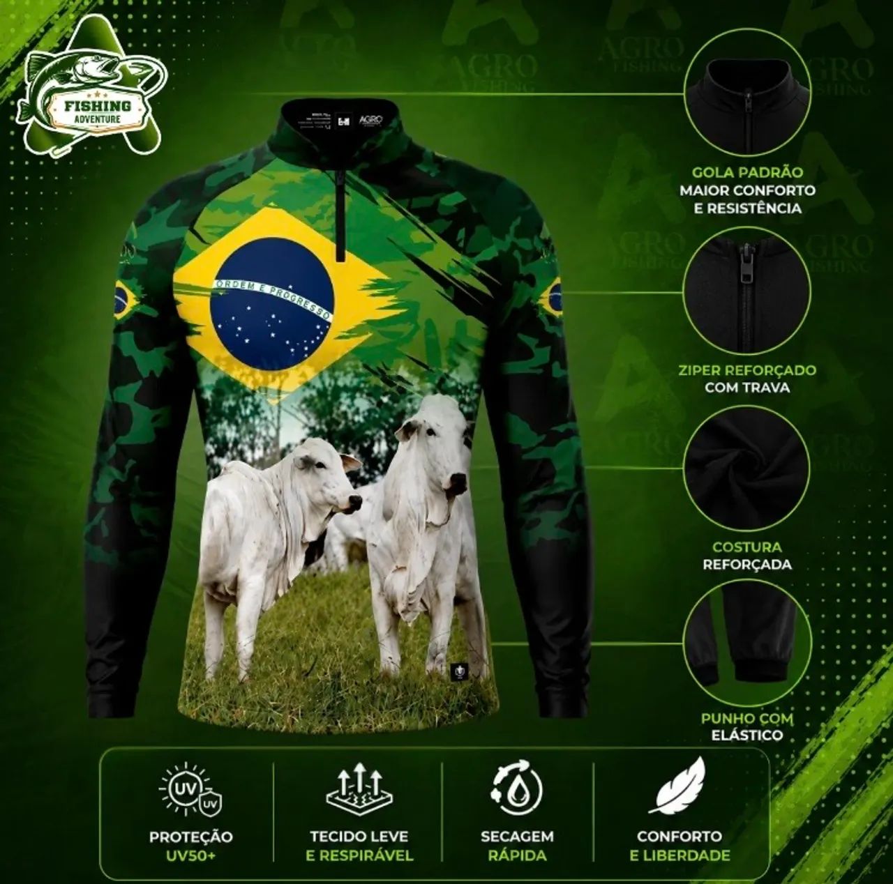 Camisa Agro Brasil  - Foto 2