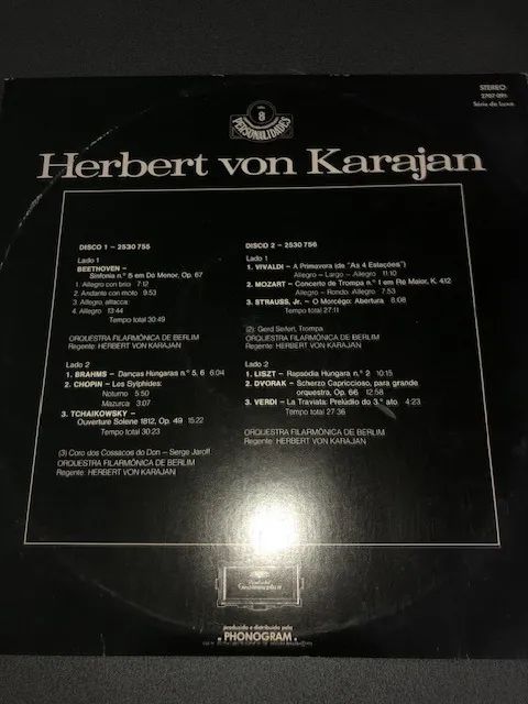 LP - Vinil - Herbert von Karajan - Personalidades - CDs, DVDs etc
