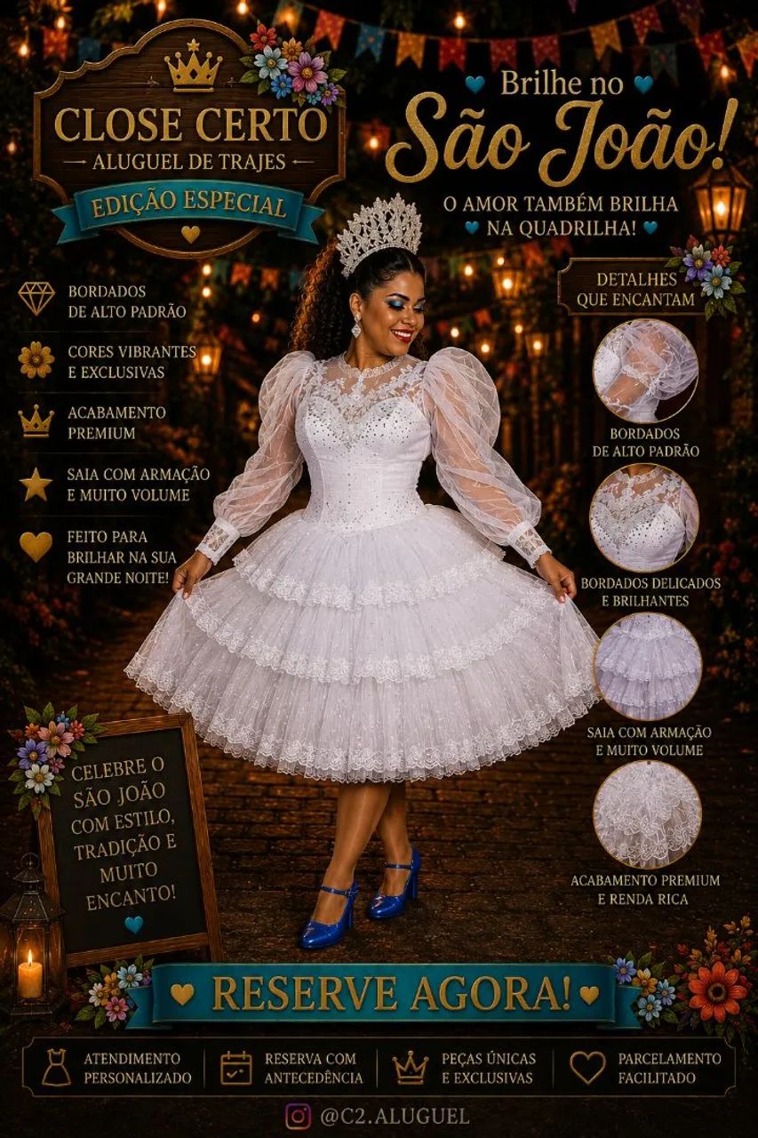 Aluguel roupa junina (são João) - Foto 5