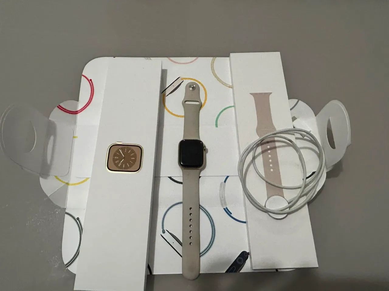 apple watch gold series 8 gps cellular 41mm.  - Foto 2