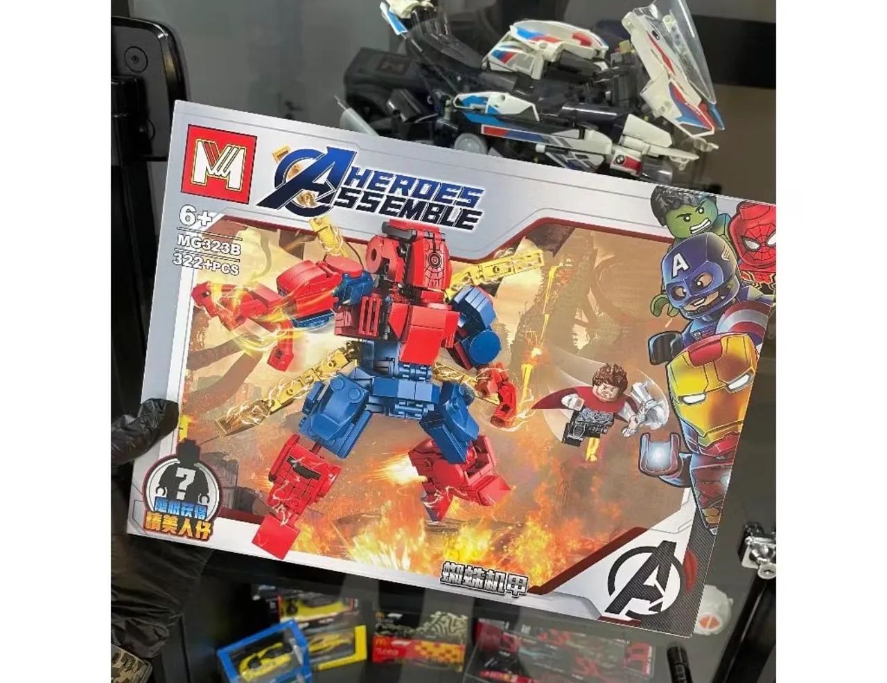 Lego blocos de montar da Marvel 4 modelos  - Foto 3
