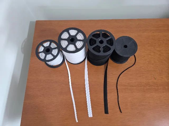 Elásticos para costura - Kit 4 rolos - Foto 4