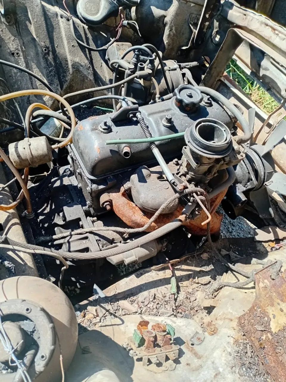 Motor e Caixa de Câmbio Corcel II