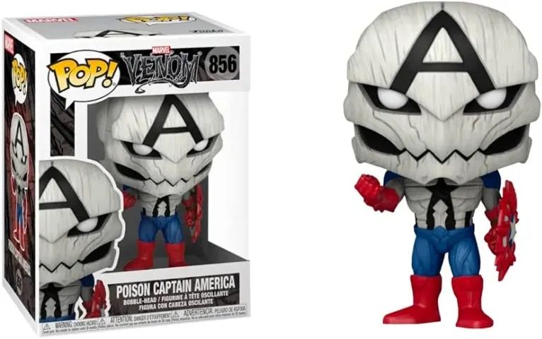Funko Pop Marvel Venom Poison Capitão America Special 856 - Foto 2