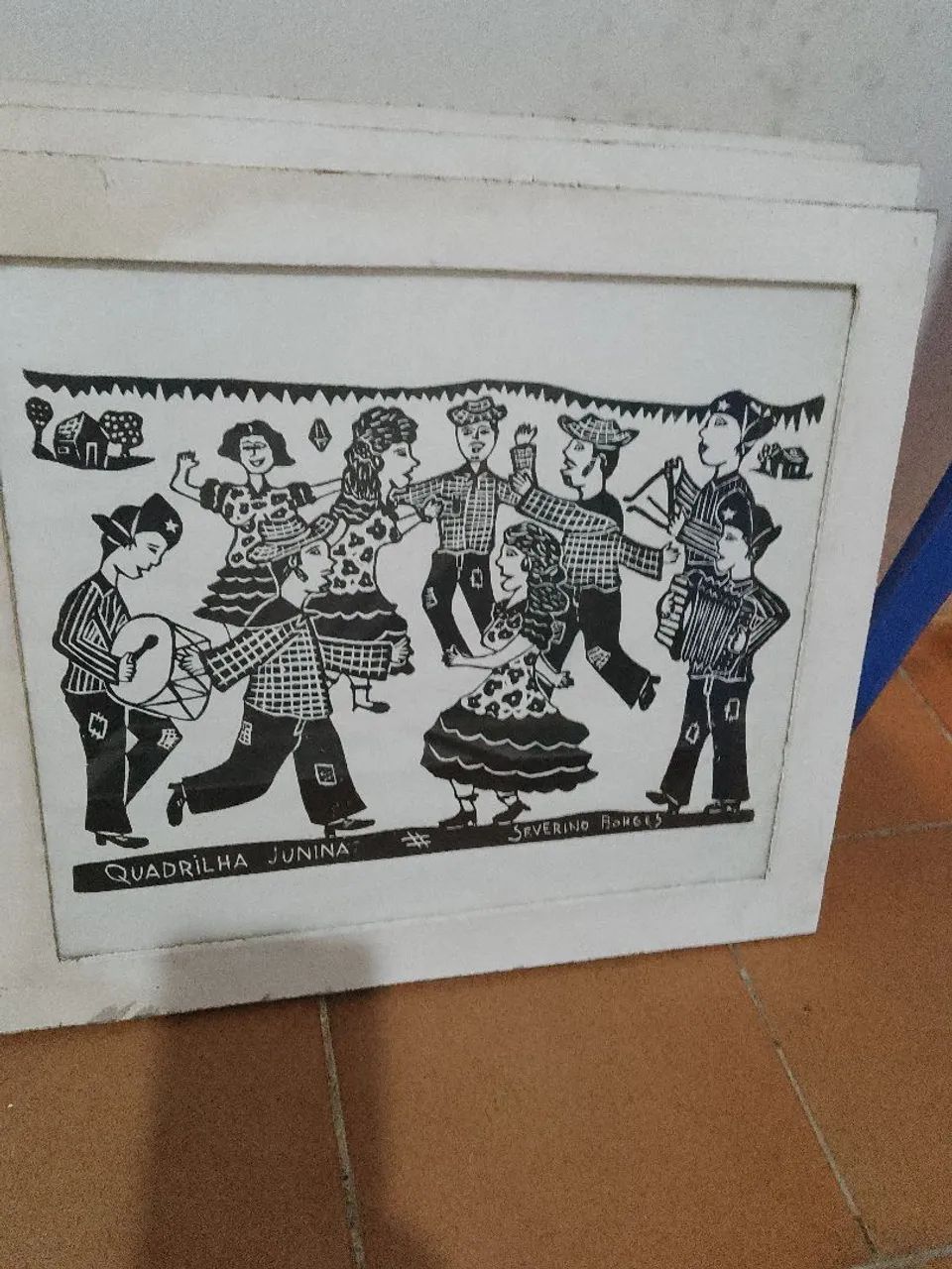 Lindos Quadros de Xilogravura  - Foto 3