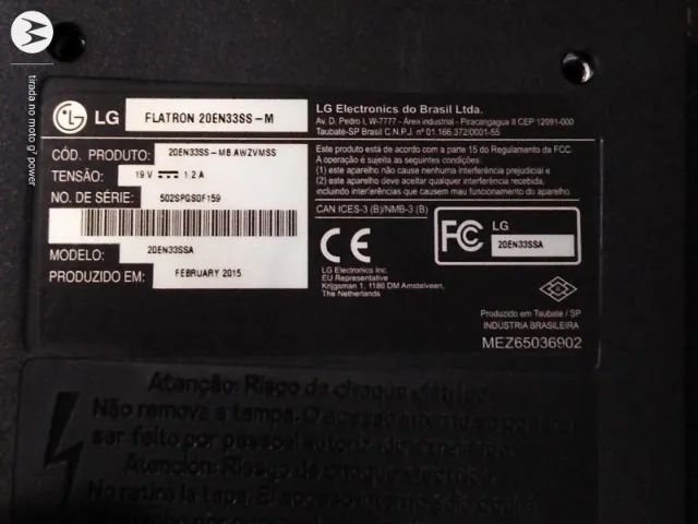 Monitor Led 20' Lg Flatron 20en33ss Vga - Foto 2