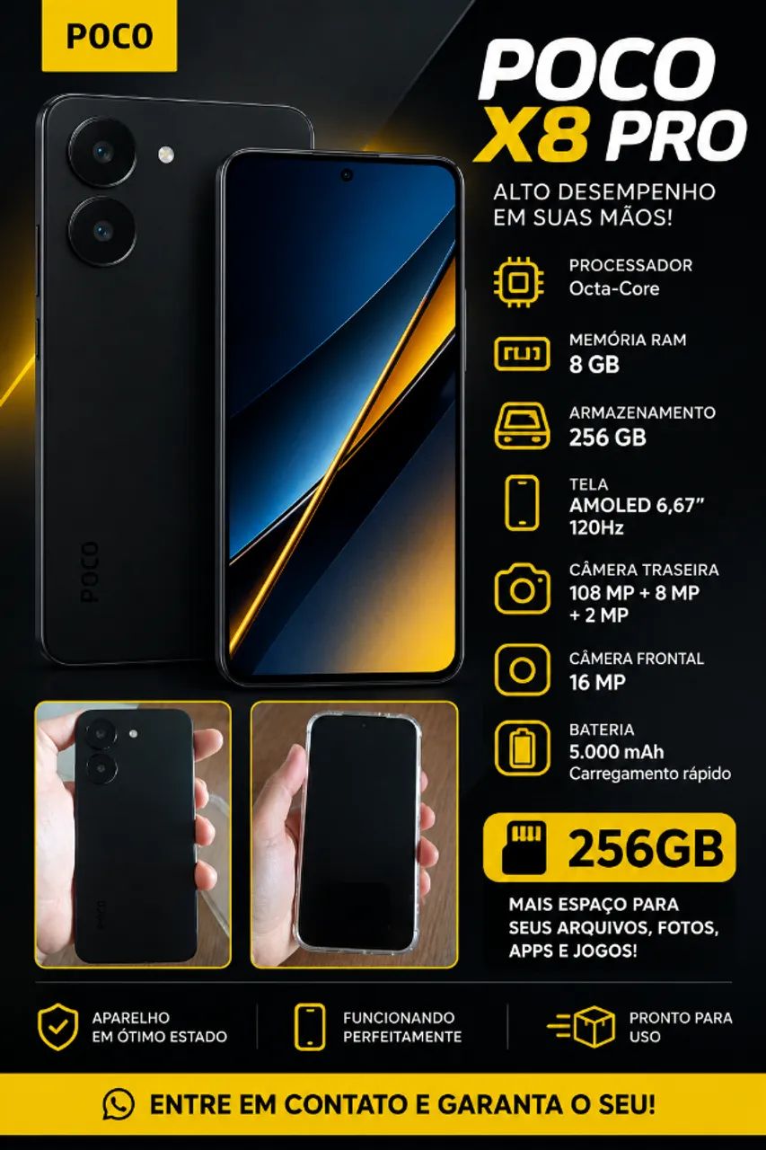 Celular xiome poco x8 pro